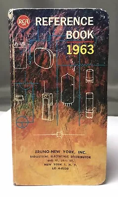 Vtg RCA Repair Reference Book 1963 Formulas Tubes Semiconductor Pocket Size - Image 1 of 4