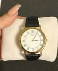 Rare Vintage Seiko Men's Watch V700-8A10 Gold Overlay 24mm Japan  Movement 33mm