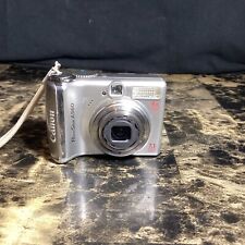 Canon PowerShot A560 7.1MP 4x Zoom Digital Camera  Silver Parts Only LENS ERROR