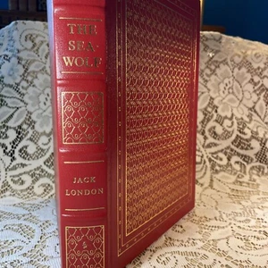 The Sea Wolf by Jack London Easton Press (1979) Hardcover Ruby Red Leather Book - Picture 1 of 11