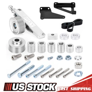 K Series AC Power Steering Eliminator Kit For Honda K20 K24 RSX Type S Swap - Picture 1 of 13