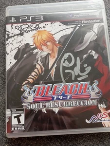 PS3 (ps4) Bleach Soul Resurrection Videospiel signiert von Synchronsprechern selten - Bild 1 von 6