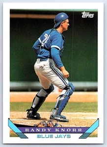 1993 Topps Randy Knorr Toronto Blue Jays #534 - Picture 1 of 2