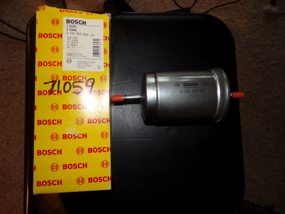 FILTRO DE COMBUSTIBLE NUEVO OEM BOSCH#0450905908,F5908,71059 VOLVO S40,S60,S80,V40,V70,XC70! Foto 1 de 4