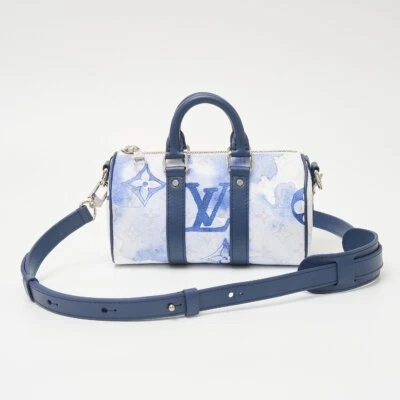 LOUIS VUITTON Keepall XS M45761 Acuarela Monograma Lona Cuero con Accesorios Foto 1 de 4