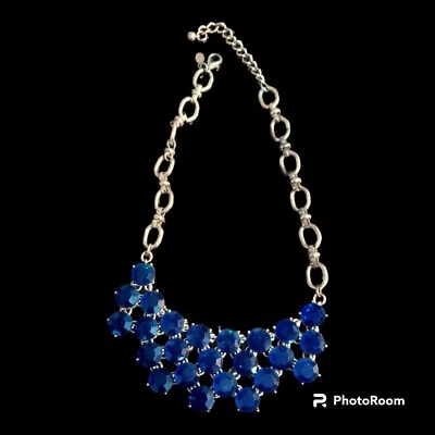 Лесли Данзис «Сапфир» нагрудник золотистый ожерелье цепочка искусственного бижутерия - Изображение 1 из 4