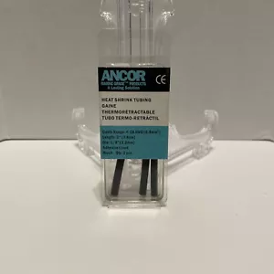 Ancor Marine Grade Black 18 AWG 3" Adhesive Lined Heat Shrink Tubing 301103 - Picture 1 of 6