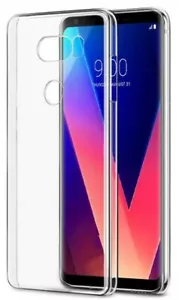 Custodia protettiva antiurto TPU trasparente protezione salvaschermo per LG V30 - Foto 1 di 6