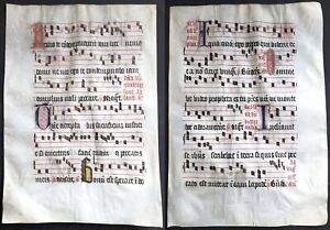 Antiphonar Antiphonary Pergament vellum Handschrift manuscript 15th century /177