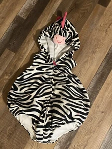 Carter’s Zebra Costume Halloween 12-18 Month Black/White/Pink - Picture 1 of 3