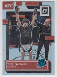 2023 PANINI DONRUSS OPTIC UFC TATSURO TAIRA RATED ROOKIE RC HOLO SILVER #135