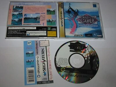 World Cup Golf in Hyatt Dorado Beach Sega Saturn Japan import +obi US Seller - Image 1 of 4