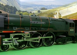 Hornby R221 BR 4-6-2 Coronation Class Lok 46252 Stadt Leicester verpackt OO (t) - Bild 1 von 10