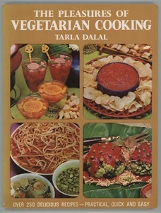 VEGETARIAN COOKING Indian Cookbook Tarla Dalal PLEASURES OF - Bild 1 von 10