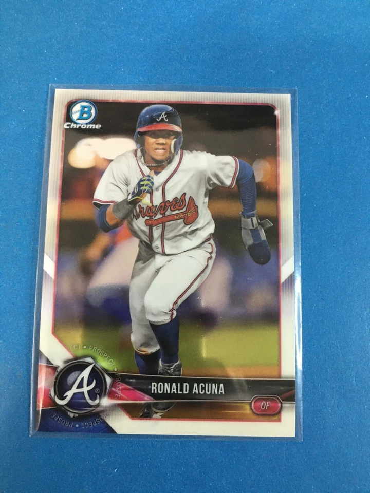 F145,612  2018 Bowman Chrome Prospects #BCP1 Ronald Acuna BRAVES - Image 1 of 1