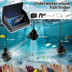 Telecamera LCD Fish Finder 4,3"/5" Visual Subacquea Pesca Cam 20M/30M G7U U9U0 - Foto 1 di 20