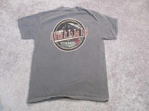 Yosemite Shirt Mens Medium Half Dome Hiking Outdoors Made It To The Top - Picture 1 of 8