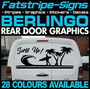 passend für Citroen Berlingo Surfen Surfen Fun Camper Van Aufkleber Grafik Decals - Bild 1 von 2
