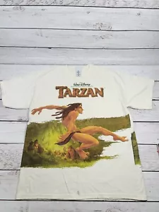 Disney Gral! Vintage Tarzan Film Promo T-Shirt XL 90er Großdruck Vintage V2 - Bild 1 von 8