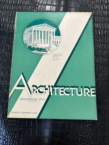 DECEMBER 1935 Architectural Record architecture vintage Magazine - Imagen 1 de 1