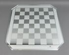 Swarovski Crystal Mirrored Silver Glass Chess Playing Board Only