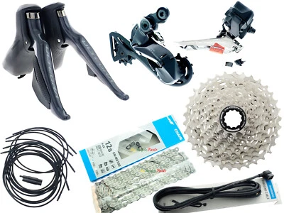 Shimano Ultegra Di2 R8150 2x12 Spd Rim Brake Group Kit w/Wires READ - Image 1 of 4
