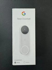 Google Nest Doorbell (Wired, 2nd Gen) Video Doorbell Security Camera - Picture 1 of 3