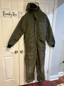 Vintage REFRIGIWEAR Thermo Kalt Schnee Gefrierschrank Overall Anzug Stil Fell Größe L - - Bild 1 von 22