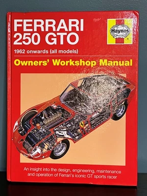 Ferrari 250 GTO 1952 en adelante (todos los modelos) Manual de taller del propietario MUY BUENO Foto 1 de 2