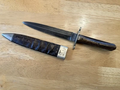 Sheffield кинжал Slater братьев оригинальный период гражданской войны / викторианский нож  - Изображение 1 из 4