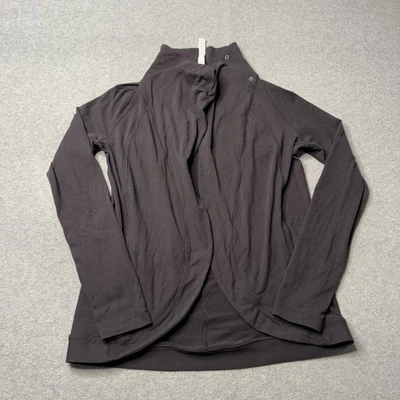 Camiseta Lululemon Feminina 6 Preta Performance Athleisure Academia Yoga Pilates Adulto - Imagem 1 de 4