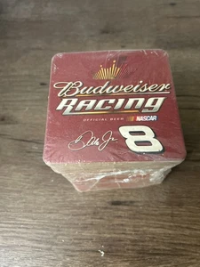 Dale Earnhardt Jr Budweiser Racing NASCAR 4" doppelseitige Kartonuntersetzer 50 - Bild 1 von 2