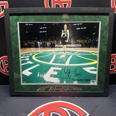 Sue Bird Signed Framed 16x20 Photo Seattle Storm Inscribed Auto Beckett BAS - Image 1 of 4