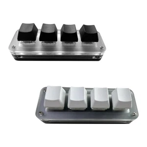 Mini 4 Key Keypad Mechanical Gaming Keyboard Multipurpose RGB Ergonomic Design - Picture 1 of 15
