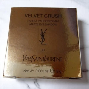 Yves Saint Laurent Velvet Crush Eyeshadow No.33 Unconventional Brown Sealed - Picture 1 of 5
