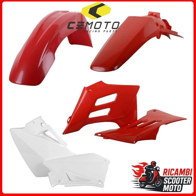 KIT PLASTICHE ROSSO/BIANCO GAS GAS EC 250 2005-2006 CM91278#2 - Изображение 1 из 1