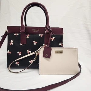 Borsa media Kate Spade Cameron e bracciale KS in pelle crema come nuova - Foto 1 di 18