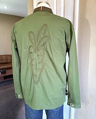 Chaqueta de casa con media cremallera THE CIENTOS X Anwar Zanahorias en oliva nueva sin etiquetas/talla M Foto 1 de 4