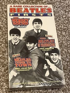 A Rare Collection of Beatles Firsts The Mersey Sound Goodtimes VHS 1995 Tested - Picture 1 of 4