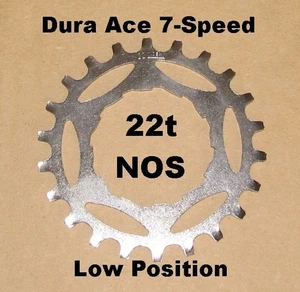 Shimano Dura Ace 22t Low Position Freewheel Cog 7-Speed NOS NEW Old Stock - Picture 1 of 4