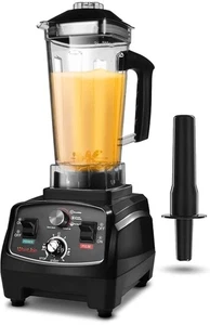 Wantjoin 68 Unzen ETL kommerzieller Mixer, 1800 W hohe Leistung mit Timer für Smoothies - Bild 1 von 9