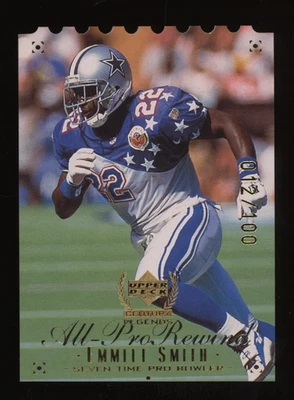 1999 Emmitt Smith Upper Deck Legends Century Collection #012/100 *NICE* - Image 1 of 2