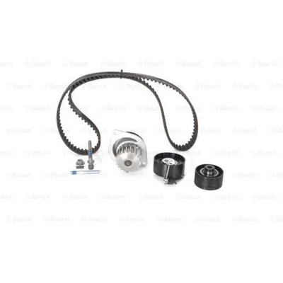BOSCH Pompa Acqua + Kit Cinghia Distribuzione per Peugeot 206 Cc 2D 307 3A/C 3H - Immagine 1 di 4
