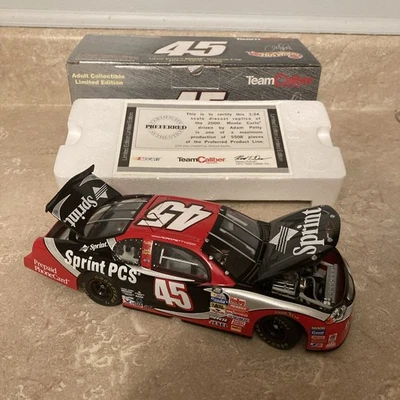Team Caliber Preferred 2000 Adam Petty #45 Sprint Debut 1/24 Monte Carlo  - Image 1 of 4