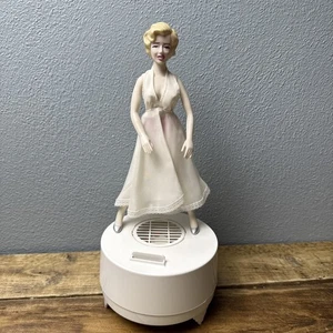 1960er Marilyn Monroe Vintage Coin Bank 11" Funtime Savings Fan sexy Upskirt funktioniert - Bild 1 von 14