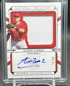 2022 Panini National Treasures - Alejo Lopez - Rookie Silhouettes Patch Auto /99 - Bild 1 von 5