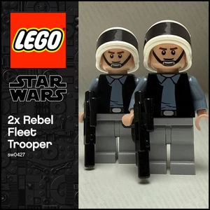 GENUINA LEGO Star Wars Minifigura 2 soldados de la flota rebelde sw0427 9509 75011 - Imagen 1 de 5