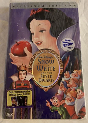 Snow White And The Seven Dwarfs (VHS, 2001) Sealed Platinum Edition THX Disney - Image 1 of 4