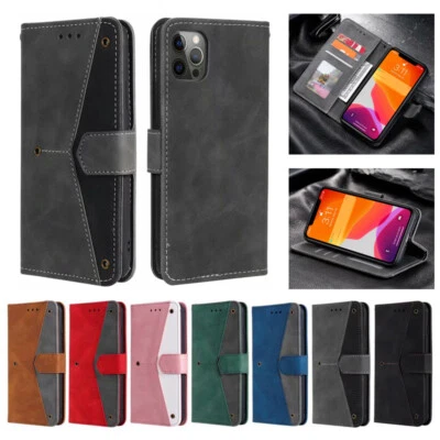 Flip Leather Wallet Case Cover For Nokia 3.4 1.4 8V 5G Moto G30 E7 Power G50 G10 - Image 1 of 4