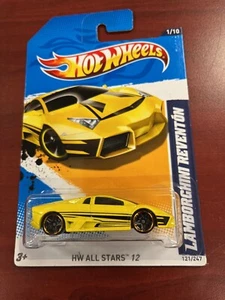 Hot Wheels HW ALL STARS '12 ~ LAMBORGHINI REVENTON (Yellow) (121/247) A7 - Picture 1 of 2